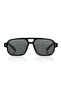 New Pilot Style Unisex Sunglasses with Uv400 Protection Black Model 1086 - 2