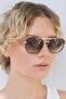 Gerda Silver Black Gradient Sunglasses - 3