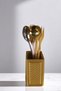 Countertop Cutlery Decorative Vertical Cutlery Cylinder Cutlery Gold Color Model 92