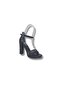 İzlife 254 Women's Black Sparkly Platform Heeled Evening Dress Shoes - 2