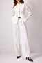 Gold Buttoned Vest Pants Suit - 6