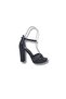 İzlife 254 Women's Black Sparkly Platform Heeled Evening Dress Shoes