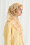Viena Silk Crepe Shawl - Butter Yellow - 3