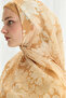 Viena Silk Crepe Shawl - Butter Yellow - 4