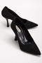 Suede Leather Women's Heeled Shoes – Stylish, Comfortable, Casual & Night Style - 2