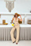 Bubble Fabric Degaje Collar Bottom-Top Set - 3