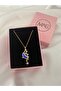 Moon Steel Necklace with Star Detail - 2