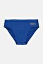 بيكيني سفلي برباط للنساء، ملكي وفضي معدني