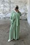 Modal Fabric Shirt Double Suit 5203 - Water Green - 2