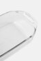 Glass Rectangular Roaster With Handle, Transparent - 3