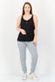 Women Sportswear Fit Sleeveless Running Tank Top, Black - 4