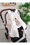 Sun and Rainbow Muslin Zippered Stroller Cover and Cushion