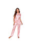 Women's Full Sleeve Silk Satin Pajama Set - Ultra Soft and Comfortable Nightwear - 4