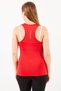 Women Sportswear Fit Sleeveless Running Tank Top, Red/Grey - 2