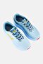 Men Lace Up Running Shoes, Light Blue - 4