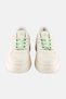 Women Brand Logo Lace Up Outdoor Shoes, Beige - 4