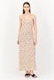 Women Floral Print Casual Maxi Dress, Multicolor