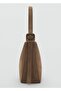 Suede Leather Shopper Bag - 5