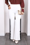 Ecru High Waist Grassland Spanish Trousers