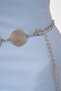 Chain Belt with Round Accessories,Women's Belt,Jacket Belt,Shirt Belt - 3