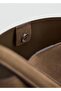 Suede Leather Shopper Bag - 4