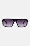 Men GU0012402B59 Gradient Aviator Sunglasses, Black