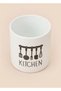 1 White Colored Spoon Holder - 2