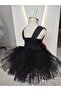 Sequin Flower Polka Dot Tutu Girl's Evening Dress - 2