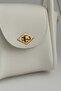 Medium Size Fluffy Form Hand and Shoulder Bag with Gold Lock - 3