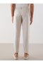 New Season Standard Fit Linen Blend Men's Chino Trousers - S51104Z8 - 5