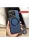Apple iPhone 15 Pro Max Compatible Magnesium Stand Cover Magsafe Hard Case + Camera Lens Protection.