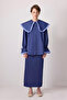 Contrast Ruffle Shirt - 4