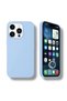 حافظة متوافقة مع هاتف Apple iPhone 16 Pro Max مصنوعة من السيليكون الناعم وغطاء إطلاق مخملي من الداخل.