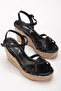 Genuine Leather Wedge Heel Sandals from 33-34-35 to 41-42-43-45 - 4