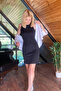 Cool Bodycon Body Hugging Basic Ribbed Plain Camisole Sleeveless Black Dress - 2