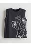 Vizyon New Season Printed Boys' T-Shirt and Shorts 2-Piece Set - 2