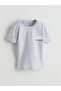 Lilac Printed Baby Boy T-Shirt and Shorts 2-Piece - 2