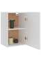 Hanging Cabinet Lyon White 39.5x31x60 cm Engineered Wood - 4