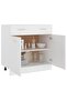Drawer Bottom Cabinet Lyon White 80x46x81.5 cm Engineered Wood - 4