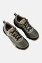 Men Textured Lace Up Hiking Shoes, Olive - 4