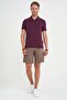 Men's Comfort Fit Belted Cargo Pocket Cotton Casual Earth Brown Shorts Bermuda 039
