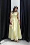 Yellow Side Lace Dress - 6