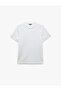 Cotton Short Sleeve Tok Fabric Regular Fit Crew Neck Basic T-Shirt - 3