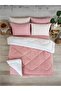 Double Size Double-Sided Welsoft Sleep Set with Fluffy Fleece Quilt and Extra-Large Fitted Sheet - 6