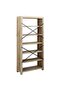 6-Tier Bookcase 80x30x170 cm Solid Wood Acacia - 4