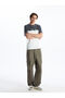 Xside Anthracite Crew Neck Color Block Men's T-Shirt S5Fe44Z8Nvy25 - 2