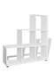 Staircase Bookcase/Display Shelf 107 cm White - 2