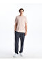 Nevavm with a Difference Oval Collar Short Sleeve Striped Men's T-Shirt - 2