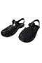 Gabi Plastic Transparent Buckle Black Women's Sandals - 3