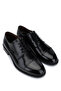 Men's Genuine Leather Black Classic Shoes - 2